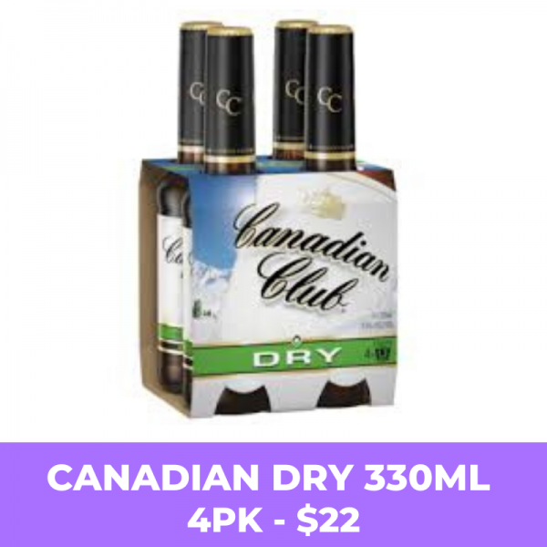 CANADIAN DRY 4PK DELIVERED TO YOUR DOOR